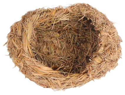 Happyyami Strohweben-Haustiernest Katzenhaus Aus Gewebtem Gras Für Kleine Haustiere Gemütliches Katzen Nest Als Schlafplatz Für Hamster Kaninchen Und Meerschweinchen 26.00 X 18.00 X 15.00 cm