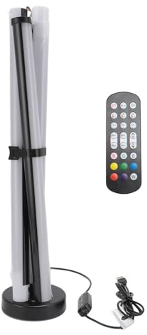 Joyzan RGB-Eckstehlampe, 47,2 Zoll, Farbwechselndes Stimmungslicht, LED-Lampe mit APP, Bluetooth-Fernbedienung, Musiksynchronisation, Timer-Einstellung, 1000 Beleuchtungsmodul, 69 Perlen