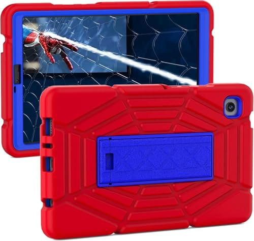 Grifobes for Samsung Galaxy Tab A9 Case (8.7 inch) Shockproof Rugged Protective Cover with Stand for 2023 Tab A9 8.7 Tablet SM-X110/X115/X117 for Kids Boys Children (Red+Blue)