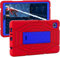 Grifobes for Samsung Galaxy Tab A9 Case (8.7 inch) Shockproof Rugged Protective Cover with Stand for 2023 Tab A9 8.7 Tablet SM-X110/X115/X117 for Kids Boys Children (Red+Blue)
