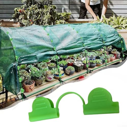 50 clip per cornici ad arco serra, accessori essenziali per giardinaggio (50 pezzi da 6 mm)