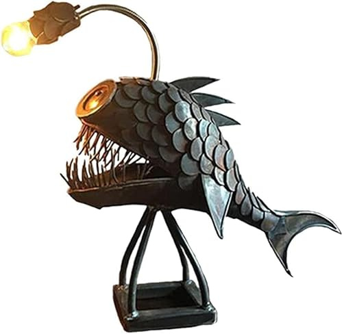 lycss Fish Design Animal Lamp - Steampunk Style Table Light