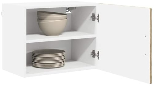 vidaXL Väggskåp PORTO Sonoma-ek 50 x 31 x 40 cm Konstruerat trä