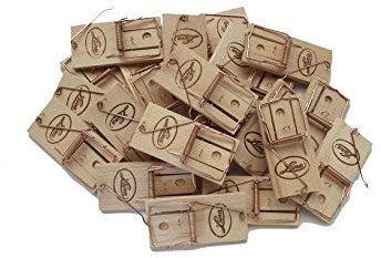 Klassische Holz Mausefallen 20 Stück