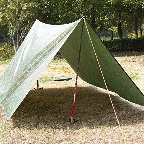 3m * 3m Strand Ultralight Mat Strand Zelt Pergola Markise Baldachin Tarp Camping Barbecue Und Picknick Ground Stoff Sun Shelter Camping