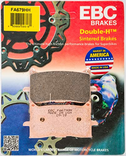 EBC Brakes FA679HH Double-H Series gesinterter Scheibenbremsbelag, Schwarz, Einheitsgröße