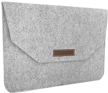 Gadget - Maletín de transporte gigante para portátil de 13 a 13,3 pulgadas, apto para MacBook Air/Pro Retina/12,9 pulgadas iPad Pro (gris oscuro)