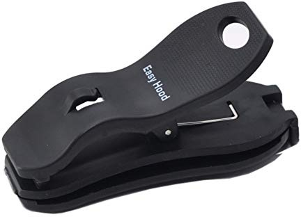 Easy Hood Clip-On Objektivdeckel-Halterung Universal Objektivdeckelhalter Anti-Verlust Mini-Halterung Sicherung für 40,5-77 mm Kamera Objektivdeckel | Objektivdeckelhalter Anti-Verlust Mini-Halterung Sicherung