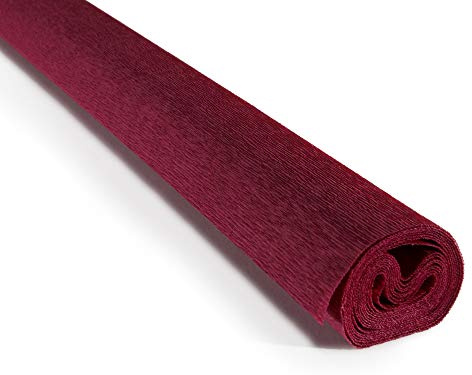 FloristryWarehouse Crepe Paper roll 90g (50 x 150cm) Burgundy Red (Shade 362)
