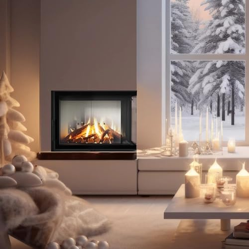 KRATKI Heizeinsatz Lucy 12 ECK für gerader Kamin