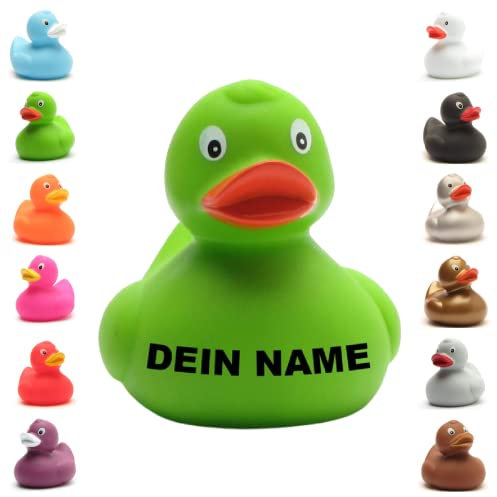 Canard de bain personnalisable (vert)