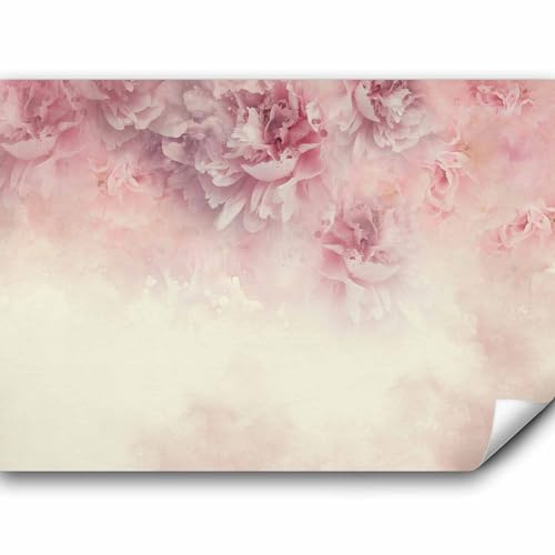 murando - Fototapete Premium-Vlies Blumen, 400x280 cm, Schlafzimmer, modern | Premium-Vliesstoff, Full HD Druck, hochwertige Verarbeitung fürs Wohnzimmer, schnelle Montage, lichtbeständig, geruchsfrei