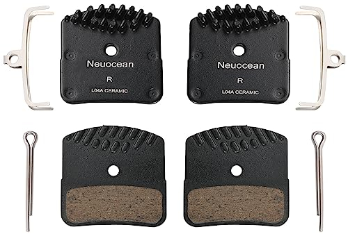 2 par skivbromsbelägg med kylfena, keramiska cykelbromsbelägg för SHIMANO DEORE XT M8000/SAINT M820/ZEE M640-serien