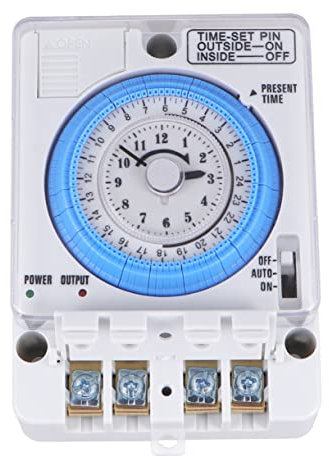 DOITOOL Interruttore Temporizzato Meccanico Ca Timer Da Cucina Preciso Per Cottura Ricarica Temporizzata Batteria Protetta Facile Da Usare