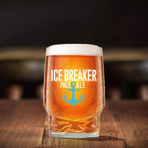 Greene King Ice Breaker Beer Pint Glass