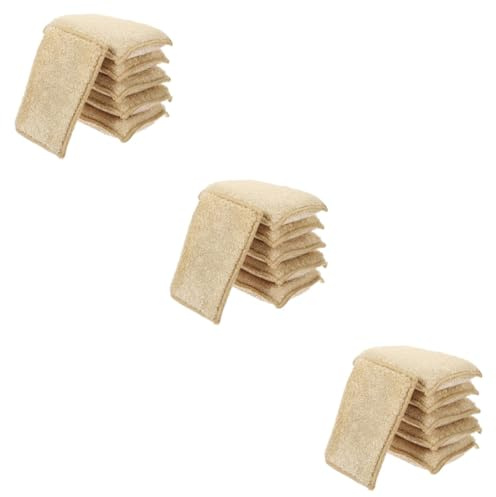 Healeved 18pcs Reusable Scrub Sponge Multi-use Cleaning Sponge for Kitchen Compact Wok Convenient Dish for Household Cleaning