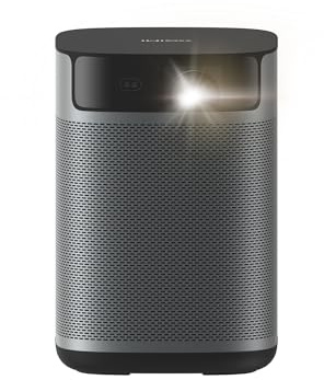 XGIMI MoGo 2 Pro (New) Tragbar Beamer,1080P Mini-Projektor, Google TV mit lizenziertem Netflix, 430 ISO Lumen, 2X8W Lautsprecher, Autofokus,Intelligent Screen Adaption,Intelligenter Augenschutz