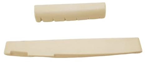 Gitarrensattel mit Steg für akustische Gitarre, professionell, akustische Gitarrensteg, zur Stärkung des professionellen Nusssattels der akustischen Gitarre