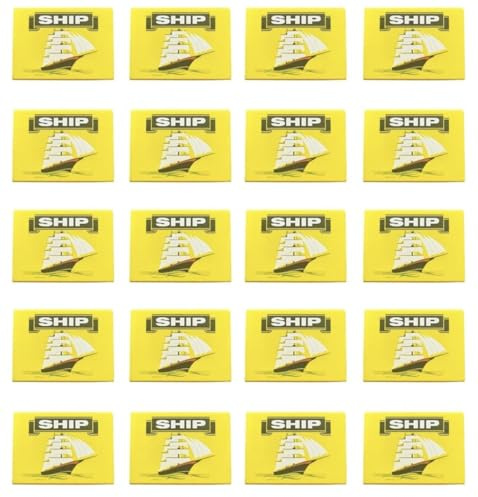 Aplins - Ship Safety Matches Multipack (Pack of 20) Approx 640 Small Matchsticks with Side Striker Surface for Lighting Candles, Gas Cookers & Fireplace