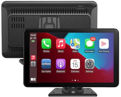 THOMIX Autoradio per Peugeot 107 108 206 207 208 307, Carplay Wireless Andriod Auto, Schermo per Auto con 7 Pollici Touchscreen Monitor con BT, Navigatore GPS, Assistente Vocale,7 inch
