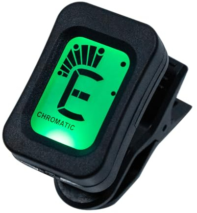 SUPVOX Praktisches Elektronisches Stimmgerät für Gitarre Violine Bass und Ukulele Präziser Tuner mit Hellem Display Langlebigem Material und Hoher Empfindlichkeit Tragbar und Einfach zu