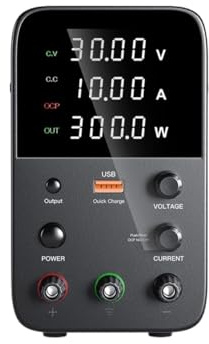 Fuente de alimentación CC ajustable, 30V, 10A, LED, banco de laboratorio Digital, fuente de alimentación, fuente de alimentación estabilizada, interruptor regulador de voltaje(4 digits WPS3010H)