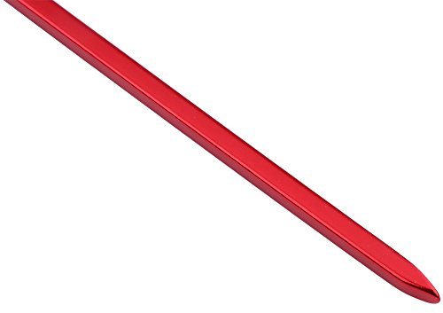 TOPINCN Estacas de Aluminio para Tienda de Campaña, Clavos para Acampar, Material de Primera Calidad para Toldo Al Aire, 10 Unidades, 16cm, Dorado (Rojo)