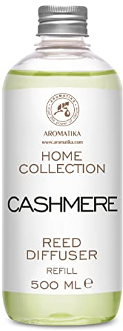 Recambio de Difusor Cachemira 500 ml - Relleno Difusor - Difusores Aromáticos - Ambientador - Difusor Perfumado - Fragancia para Habitación - Difusor - Fragancia Fresca