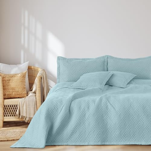 AmeliaHome Tagesdecke 200x220 cm Bettüberwürf zweiseitig Ultrasonic Ophelia