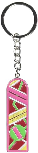 Ergugos Pink Hoverboard Keychain for Men Boys Cool Stainless Steel Keyring Purse Pendant Handbag Bag Decoration, Medium, Pink, Medium