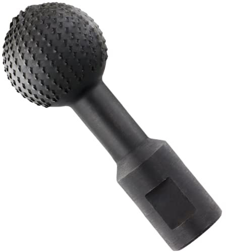 Varku Kugelfräser, 14mm Holz Schnitzen Wood Kugel, Kugelmeißel Winkelschleifer Feilenschleifköpfe Geeignet für 115/125 mm Winkelschleife