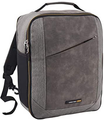 Cabin Max Easyjet Handgepäck Rucksack 45x36x20 cm - Reisetasche für Unter den Sitz, Kabinentasche mit Laptopfach (Manhattan 30L)