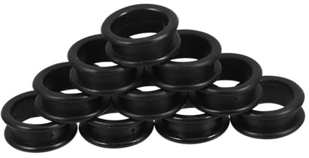 BELLIFFY 10St Ring Ring Scherenfingerschutzring Salonscherenteile Häkelring Scherenfingereinsätze Häkelschere Abdeckung für Haustierpflegescheren Scherenfingerringe klein Kieselgel
