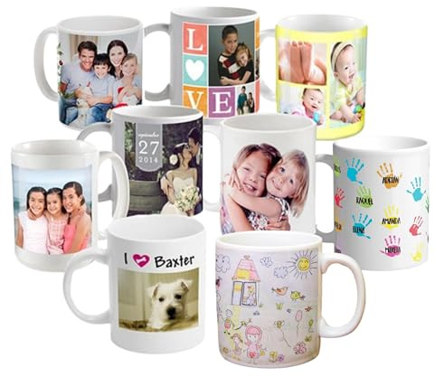 Grupo Darik Taza Personalizada con Foto. Tazas Personalizadas Cerámica para Desayuno. Regalos Originales para Mujer y Hombre en Cumpleaños. Regalos Personalizados para Amigos, Familiares y Pareja