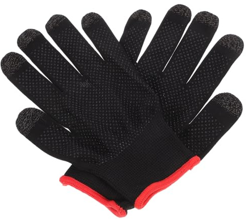 Uonlytech Gaming Handschuhe und Spielkomfort mit Touchfunktion Schweißabweisende und Atmungsaktive Silberfaser Elastisches Design für Mobiles Gaming