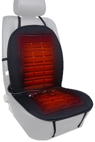 Générique Coussin Chauffant pour Siège De Voiture,Accessoires Automobiles Hivernaux,Coussin Chauffant 12V avec 2 Niveaux de Chauffage - pour Remorque Et Camion Et Berline Et Pick-up