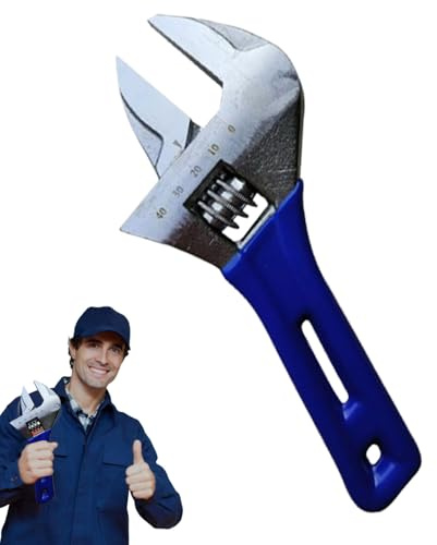 Piccola Chiave Regolabile,Utensili Manuali Regolabili Portatili Ed Ergonomici | Chiave Inglese con Manico Corto e Apertura Larga - Per Professionisti Principianti Miglioramento Casa Installazione Tubi