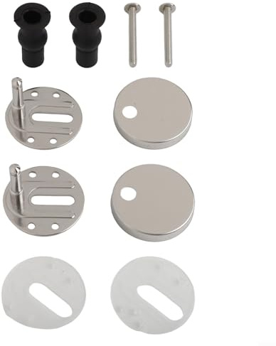 Kit di cerniere per sedile WC, viti di fissaggio superiori per 47 mm, 55 mm, accessori di ricambio (4,7 cm)