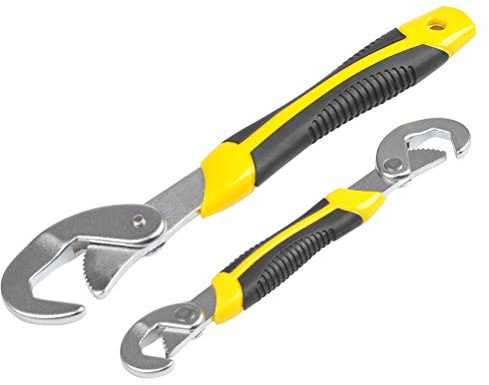 2 Stück Multischlüssel Universal Werkzeug Schlüssel 9~32mm Maulschlüssel Set Schnell Verstellbarer Schraubenschlüssel