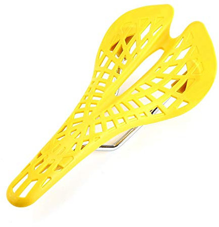 Fahrradsattel Fahrrad-Sattel Uprated Bequeme Leichtgewichtler MTB/Rennrad aushöhlen Sattel Sitzpolster Fahrrad (Color : Yellow)
