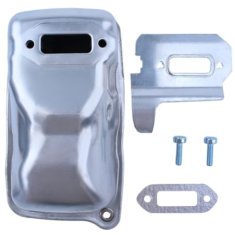 AUMEL 4238-140-0611 Conjunto de silenciador de escape para sierra de corte STIHL TS410 TS420 con junta