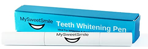 MySweetSmile Precision Whitening Pen – Whiter Smile in 10 Minutes – Targets Stains On Crooked & Crowded Teeth – Dentist-Approved & Enamel-Safe – IndyBest Award-Winning Brand – Fresh Mint Flavour