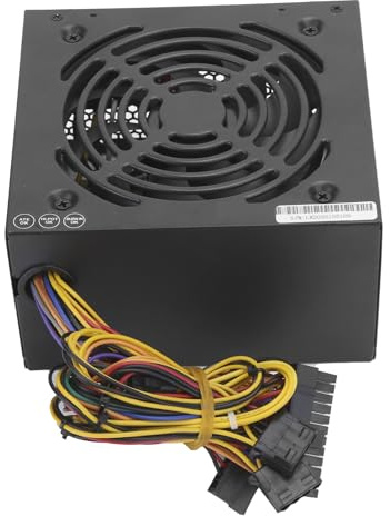Alimentatore per PC ATX da 250 W, Componenti per Computer Desktop, 115/230 V Regolabile, 4 Pin, per Desktop (Spina UE)