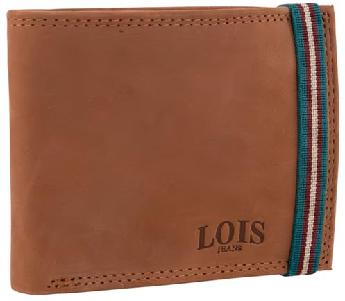 Cartera de Piel para hombre - Cartera hombre Piel con Monedero Interior y T