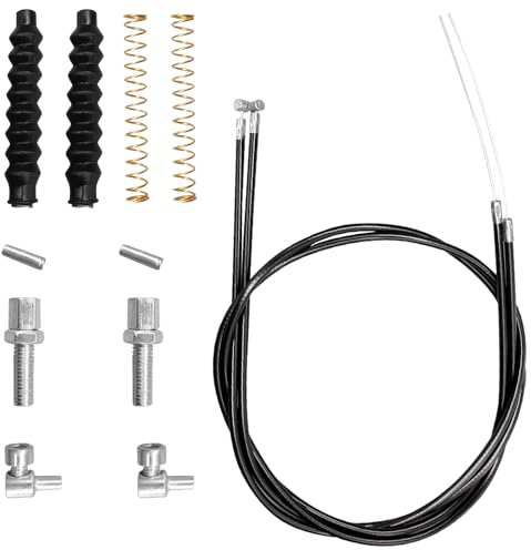 14Pcs Rollator Brake Cable Drive Replacement Parts Kit - 45 Inch Cable for Walker and Majority Brands