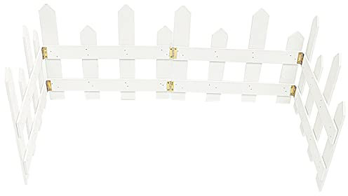 Supvox Garden Wooden Fence Robuste Gartenzaun Für Außenbereich Lang Aus Natürlichem Material Leicht Zu Installieren Für Garten Und Balkon