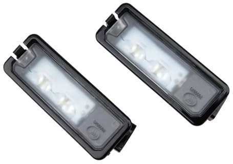 2Pcs Auto Kennzeichen Glühbirne 12V Lampe for VW Golf 7 MK7 Passat 3C EOS Käfer Polo 6R Scirocco Käfer 35D943021A Ersatzteil