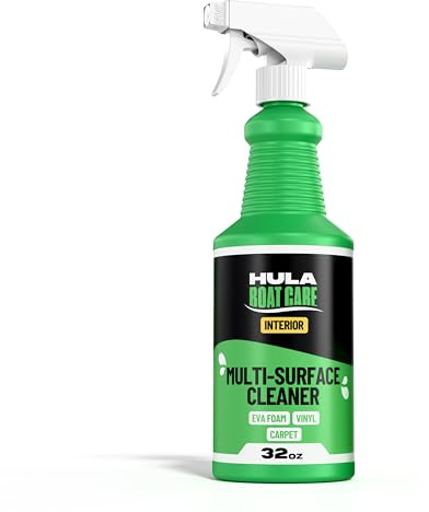 Hula Multi-Surface Cleaner — EVA Foam, Vinyl and Carpet, 32 oz — Boat Deck, Sea Deck and Marine Interior Cleaner, Biodegradable, Made in USA