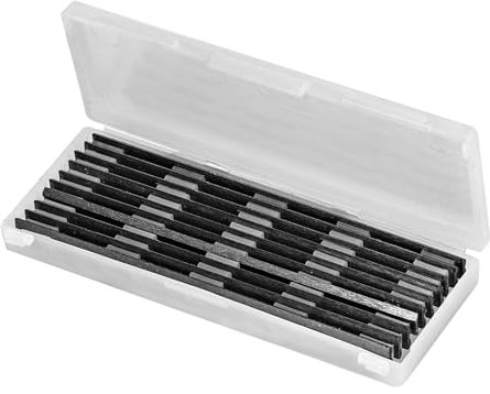10 PCS Reversible Electric Planer Blades, 82mm Cross Cut Planer Blades HSS Woodworking Planer with Two Cutting Edges Compatible with Makita/Bosch/Hitachi