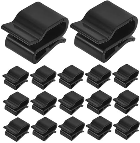 ASAKKURA 50stücke Solar Kabelclips Kabelklemmen Für Photovoltaik Solarmodule Kunststoff Isoliert Zur Kabelbefestigung Unter Modulrahmen Für Saubere Sichere Kabelführung